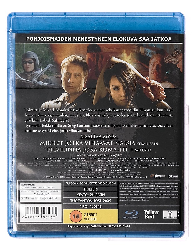 Tyttö joka leikki tulella - Blu-ray - Blu-ray-levyt - 10105358211 - 1