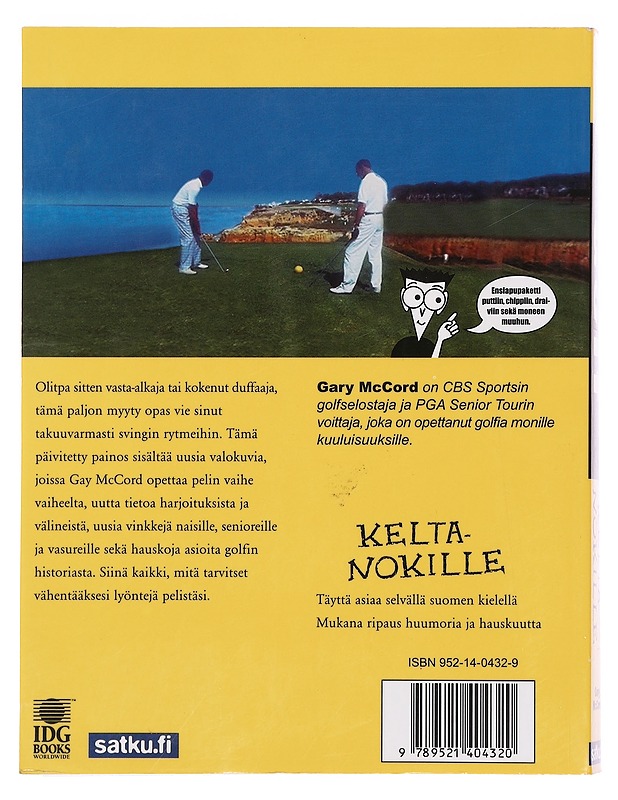 Golf keltanokille - McCord, Gary - Tietokirjat ja oppaat - 10105358737 - 1
