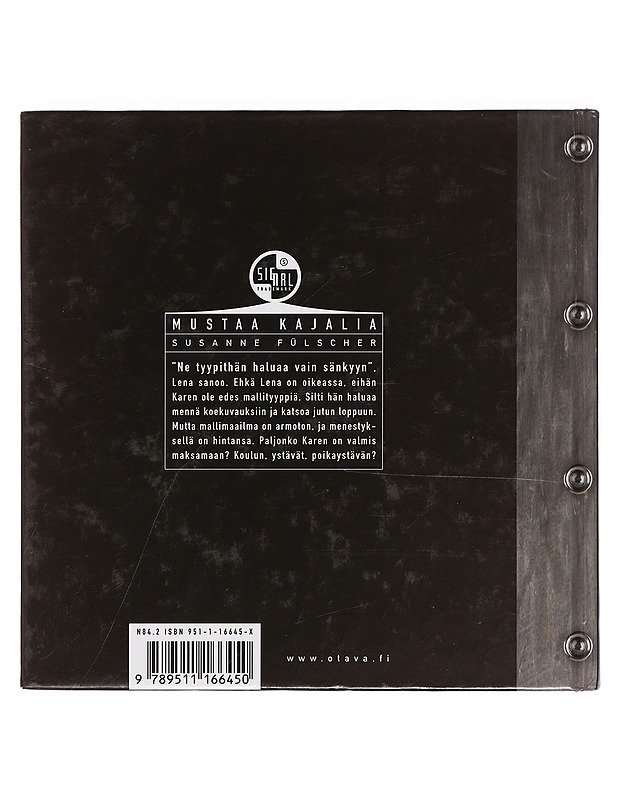 MUSTAA KAJALIA - FÜLSCHER, SUSANNE - Romaanit ja novellit - 10105358801 - 1