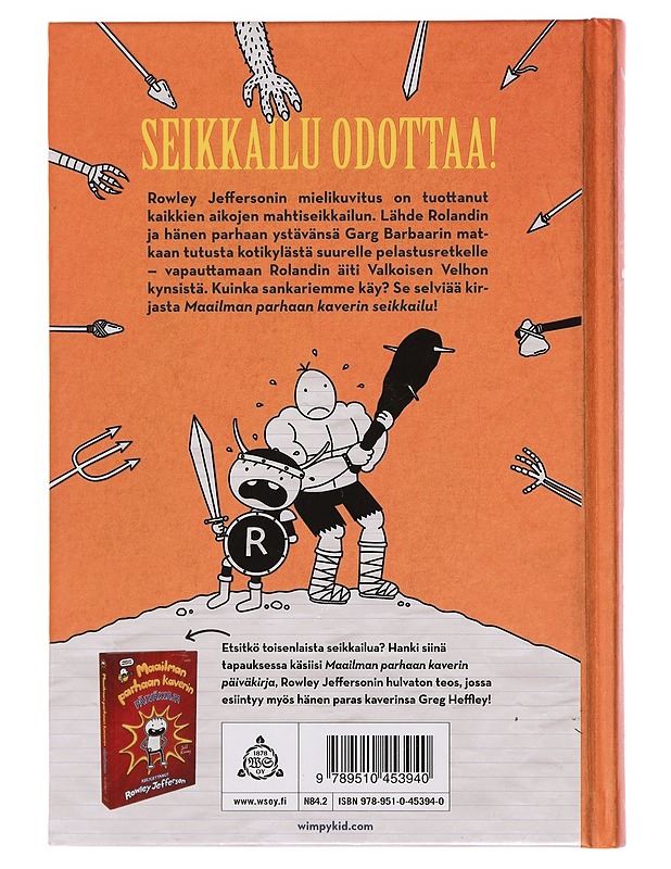 Maailman parhaan kaverin seikkailu : kirjoittanut Rowley Jefferson - Kinney, Jeff - Nuorten kirjat - 10105358860 - 1