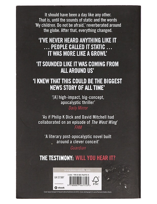 The Testimony - Smythe, James - Romaanit ja novellit - 10105358885 - 1