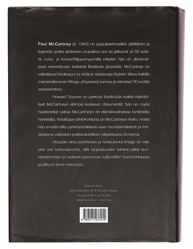 Paul McCartney - Sounes, Howard - Elämäkerrat ja muistelmat - 10105358907 - 1