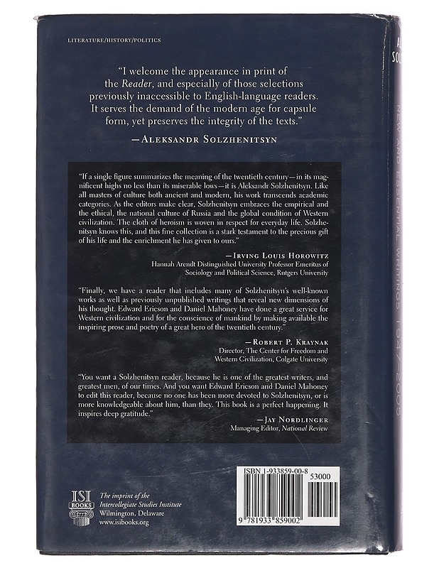 The Solzhenitsyn reader : new and essential writings, 1947-2005 - Solzenitsyn, Aleksandr - Romaanit ja novellit - 10105359112 - 1