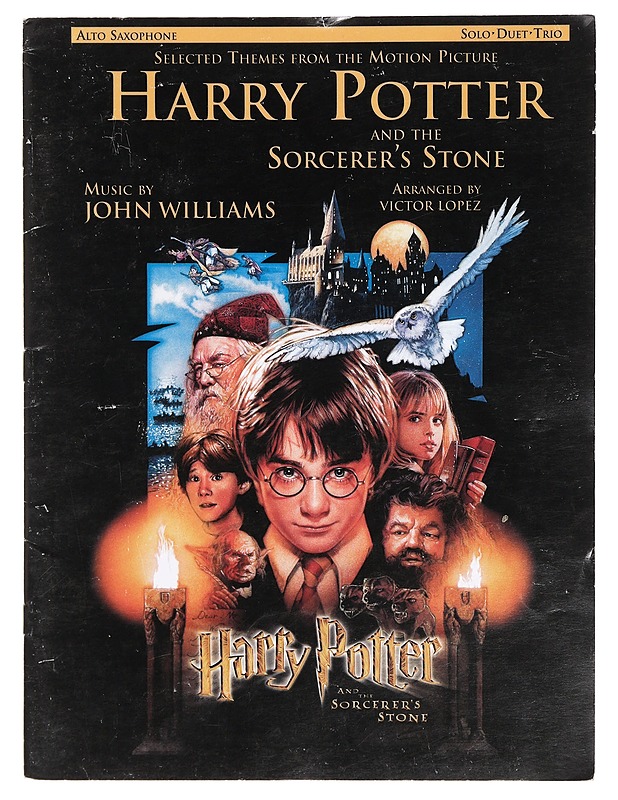 Harry Potter and the sorcerer's stone : selected themes from the motion picture. Alto saxophone : solo, duet, trio - Williams, John - Tietokirjat ja oppaat - 10105359110 - 0