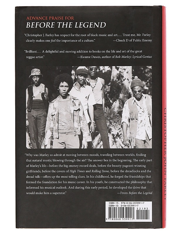 Before the Legend: The Rise of Bob Marley - Christopher John Farley - Elämäkerrat ja muistelmat - 10105359217 - 1