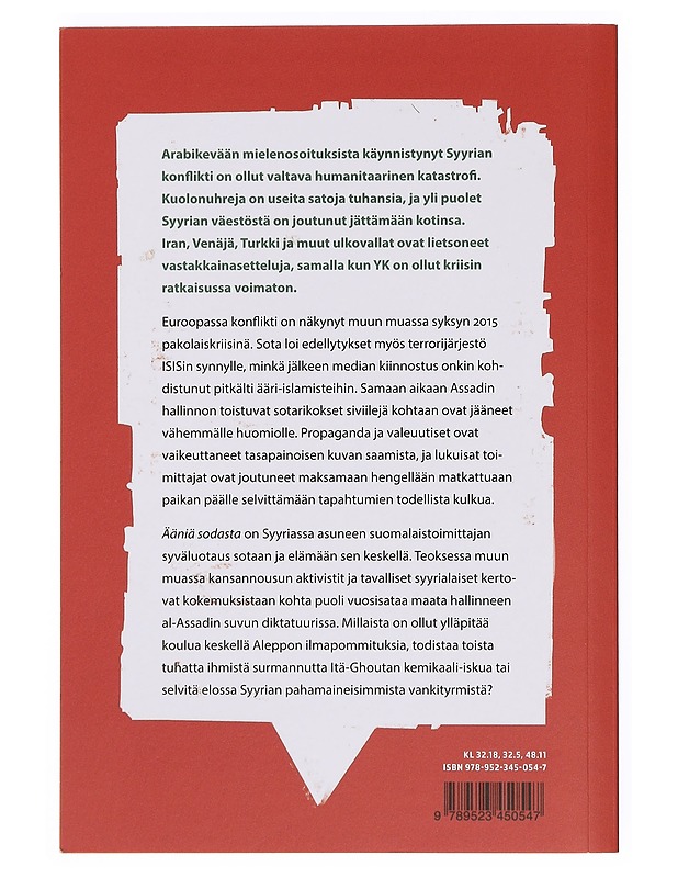 Ääniä sodasta : Syyrian tie vallankumouksesta suursotaan - Saana-Maria Jokinen - Tietokirjat ja oppaat - 10105359406 - 1