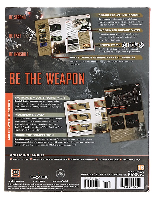 Crysis 2 - Walsh, Doug & Morey, Jim - Tietokirjat ja oppaat - 10105359566 - 1