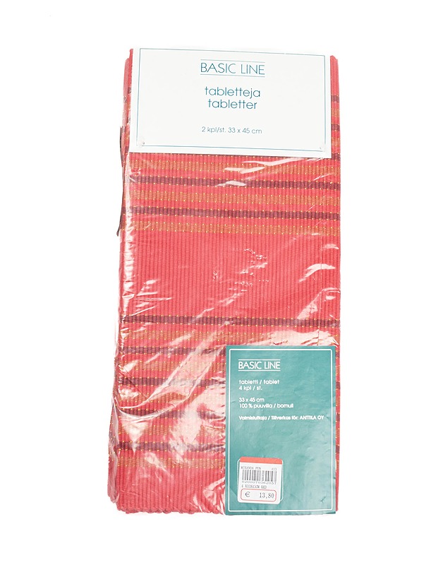BASIC LINE Miranda tabletti 2 kpl, 33x45 cm - Pöytäliinat - 10105359694 - 0