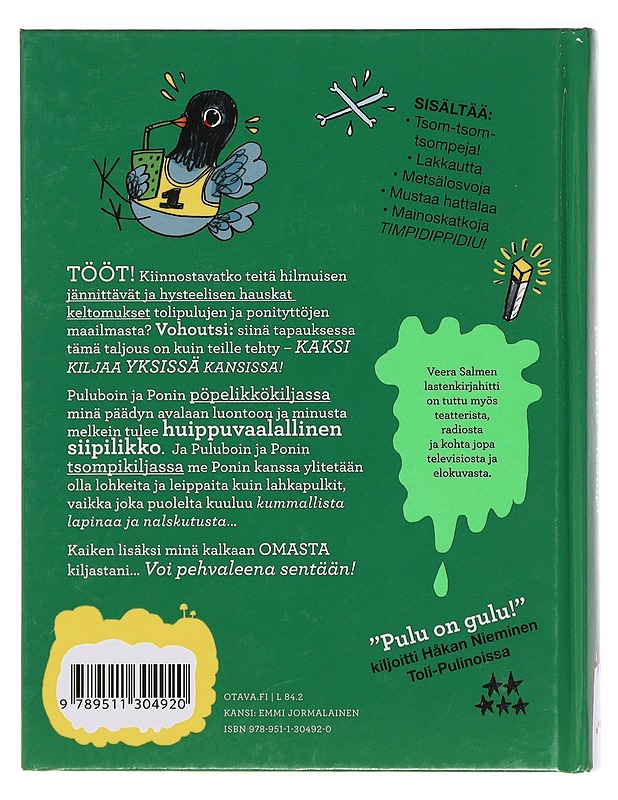 Puluboin ja Ponin kirjat. Pöpelikkö + Tsompi - Salmi, Veera - Lastenkirjat - 10105359721 - 1