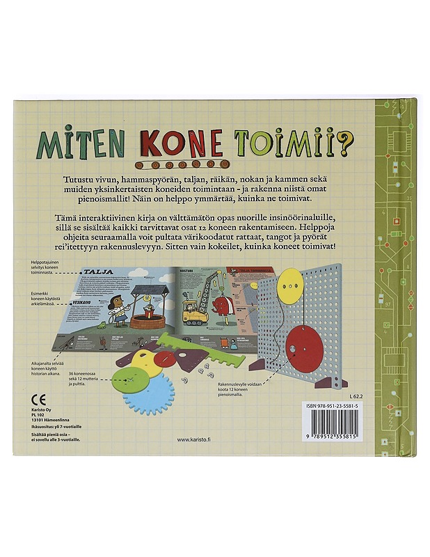 Miten kone toimii? : rakenna ja tutki - Arnold, Nick - Tietokirjat ja oppaat - 10105359778 - 1