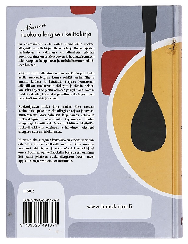 Nuoren ruoka-allergisen keittokirja - Pasanen, Elise - Ruokakirjat - 10105359779 - 1