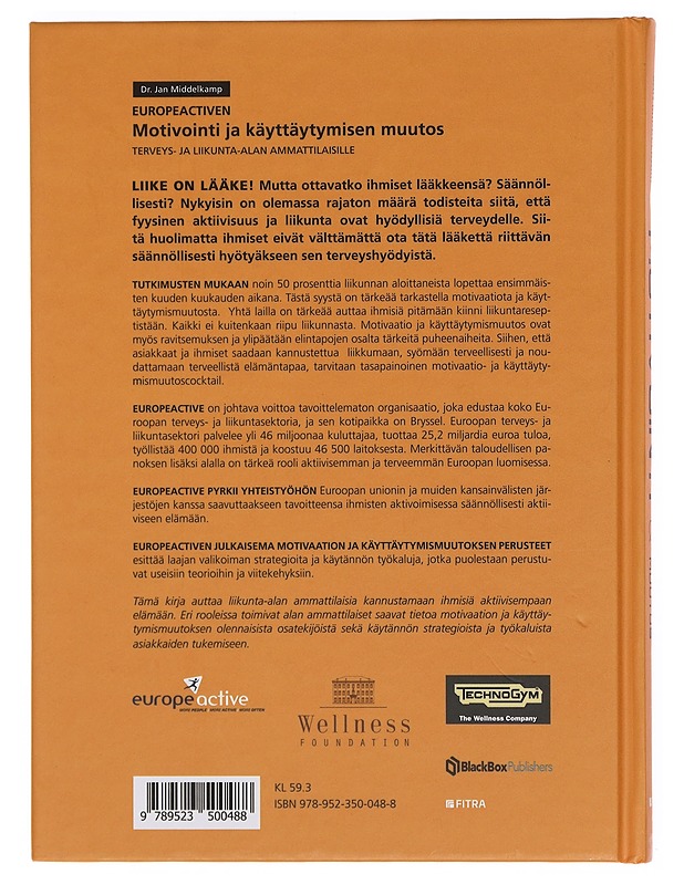 Motivointi ja käyttäytymisen muutos - Middelkamp, Jan - Tietokirjat ja oppaat - 10105359885 - 1