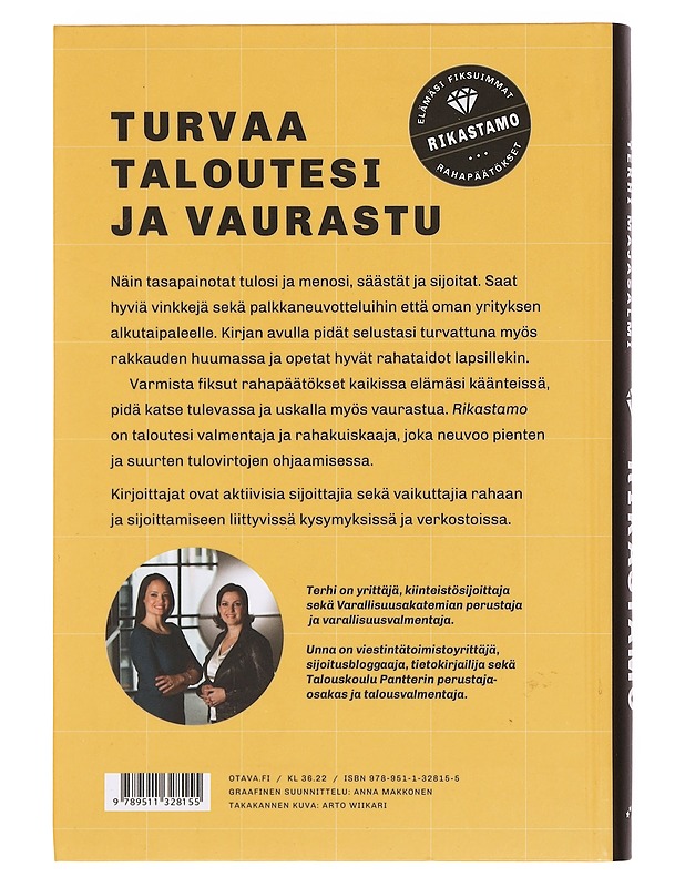 Rikastamo : elämäsi fiksuimmat rahapäätökset - Lehtipuu, Unna - Tietokirjat ja oppaat - 10105360139 - 1