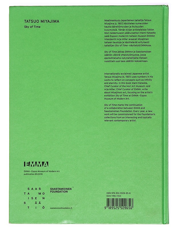 Tatsuo Miyajima : sky of time - Miller, Arja - Tietokirjat ja oppaat - 10105360224 - 1