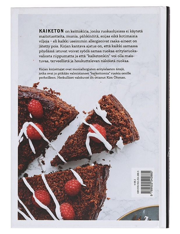 Kaiketon : hyvää ilman maitoa, munia, viljoja, soijaa ja pähkinöitä - Moilanen, Annukka - Ruokakirjat - 10105360251 - 1