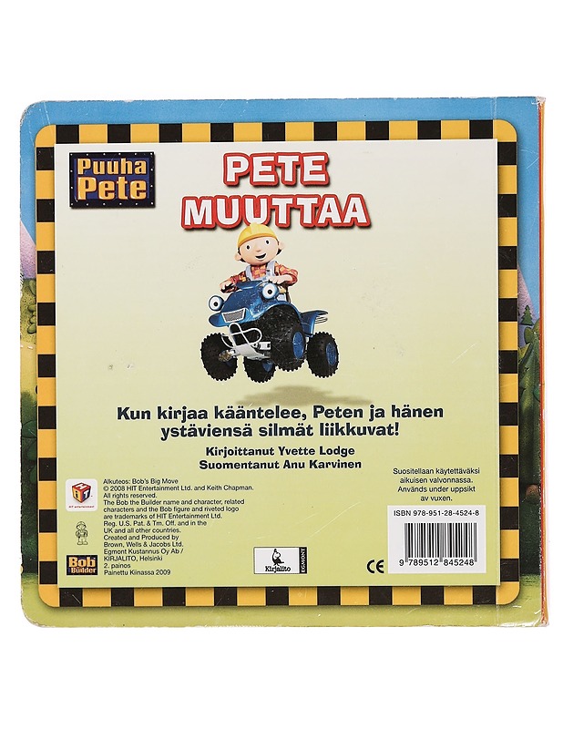 Pete muuttaa : hommat hoituu - Lodge, Yvette - Lastenkirjat - 10105360305 - 1