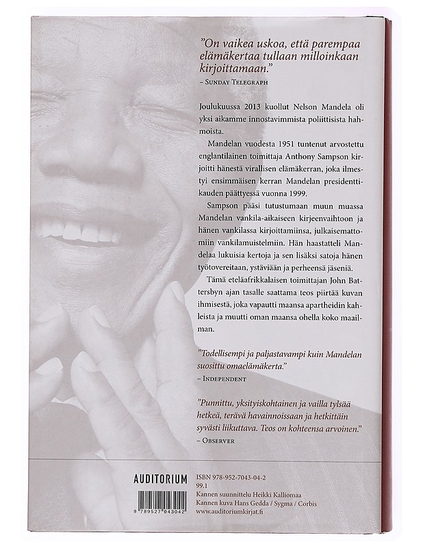 Mandela : virallinen elämäkerta - Sampson, Anthony - Elämäkerrat ja muistelmat - 10105360457 - 1