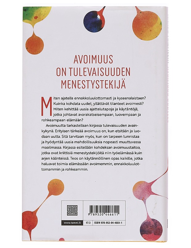 Avoimuus uudelle : tulevaisuuden avaintaito - Nando Malmelin - Tietokirjat ja oppaat - 10105360570 - 1