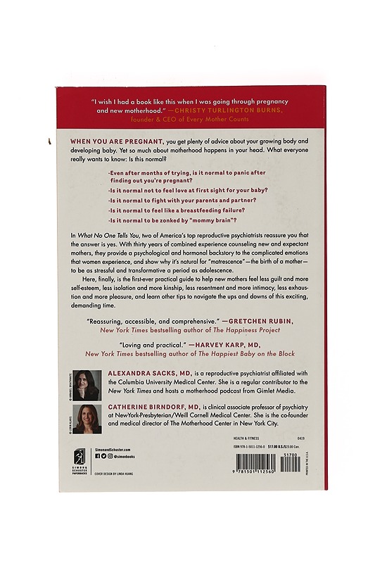 What No One Tells You - Sacks, Alexandra & Birndorf, Catherine - Hyvinvointikirjat - 10105360671 - 1