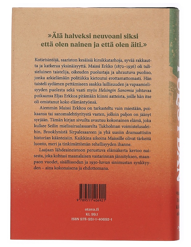 Tulisydän : Maissi Erkon kiihkeä elämä - Reetta Hänninen - Elämäkerrat ja muistelmat - 10105360713 - 1
