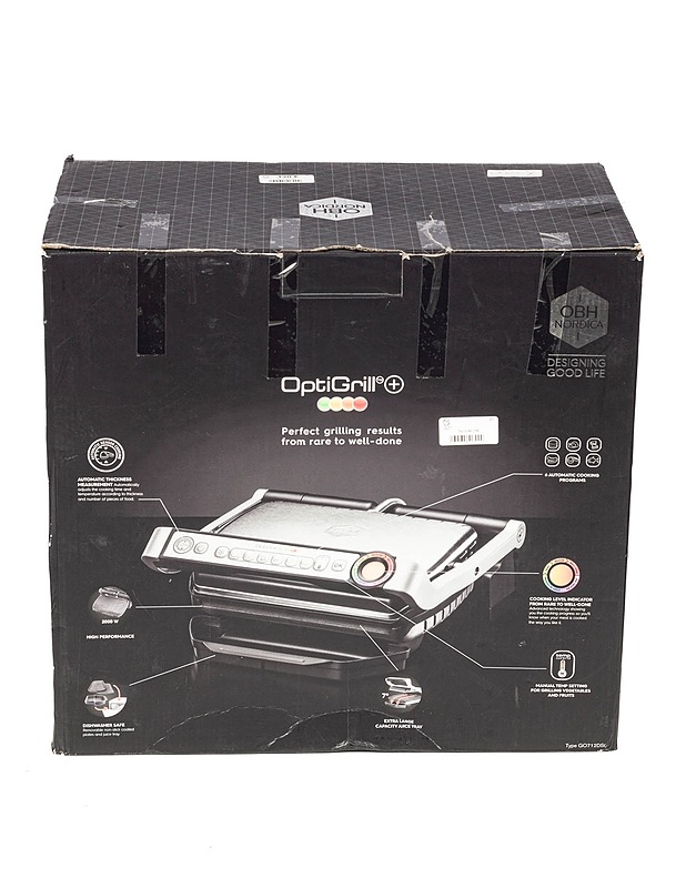 OBH NORDICA OptiGrill+ Sähkögrilli - Kodinkoneet - 10105360744 - 0