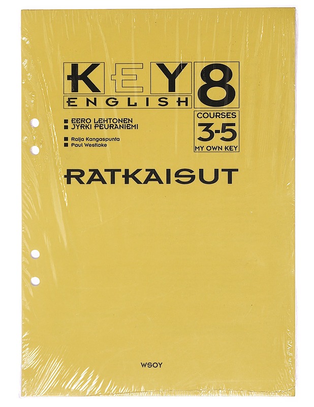 Key English 8 My Own Key Ratkaisut - Raija Kangaspunta, Eero Lehtonen, Jyrki Peuraniemi ja Paul Westlake - Tietokirjat ja oppaat - 10105360813 - 0