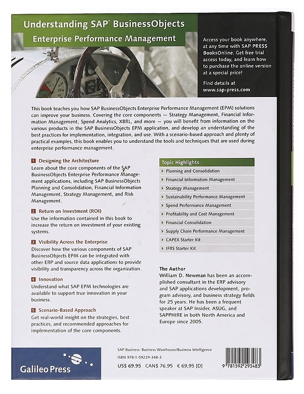 Understanding SAP Business Objects Enterprise Performance Management - William D. Newman - Tietokirjat ja oppaat - 10105360890 - 1