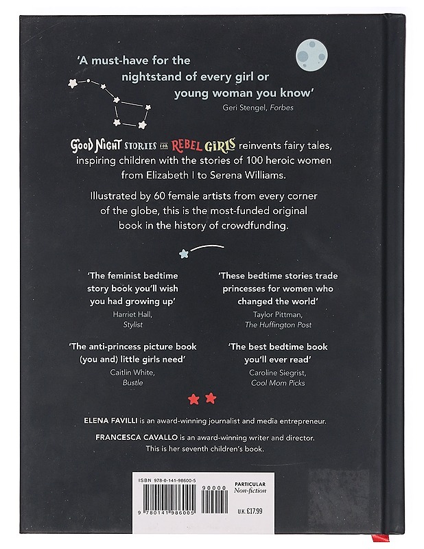 Good night stories for rebel girls / 100 tales of extraordinary women - Favilli, Elena - Elämäkerrat ja muistelmat - 10105360949 - 1