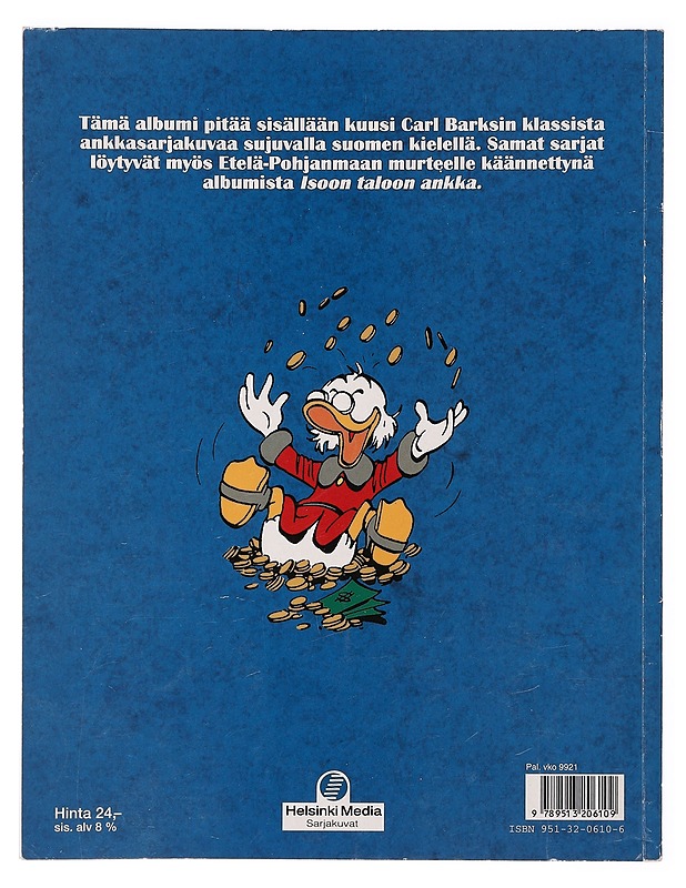 Mahtiankka Roope - Carl Barks - Sarjakuvat - 10105360953 - 1