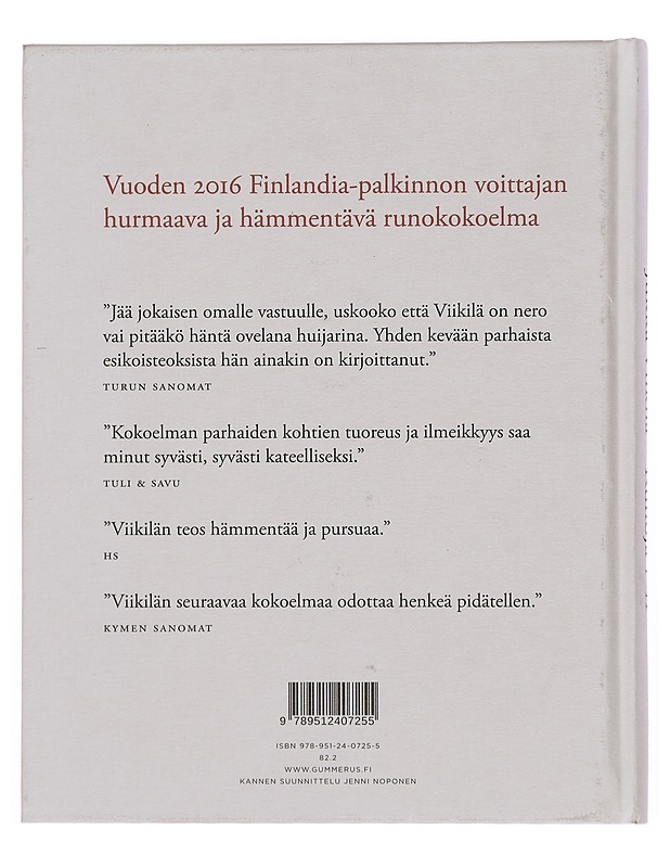 Runoja. I-II - Jukka Viikilä - Runot ja näytelmät - 10105361008 - 1