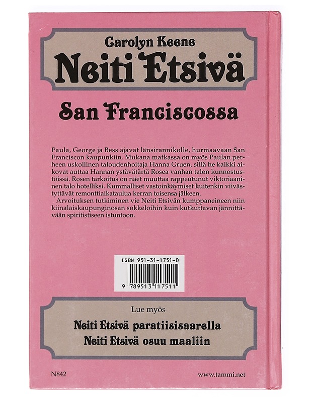 Neiti Etsivä San Franciscossa - Keene, Carolyn - Nuorten kirjat - 10105361072 - 1