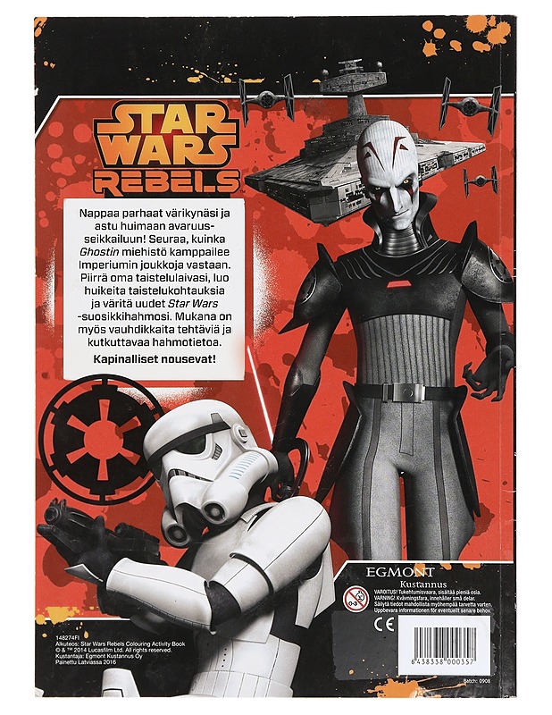 Star Wars: Rebels -puuhakirja - Lastenkirjat - 10105361275 - 1