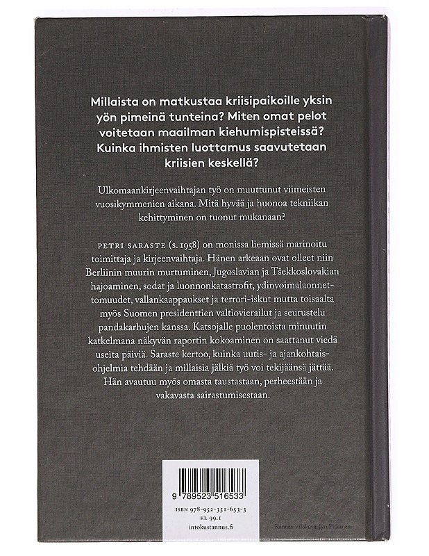 Kirjeenvaihtaja - Petri Saraste - Elämäkerrat ja muistelmat - 10105361300 - 1