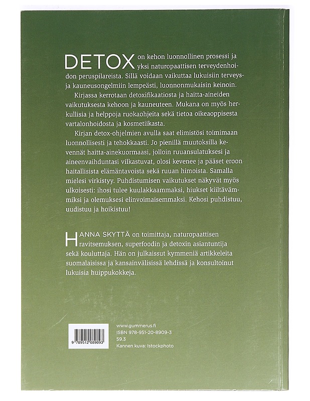 Detox - Skyttä, Hanna - Ruokakirjat - 10105361649 - 1
