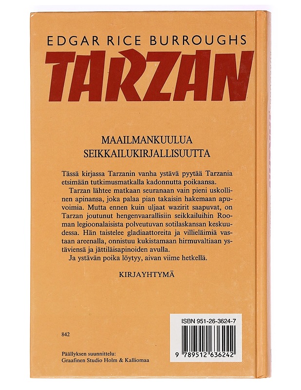 Tarzan ja kadonnut valtakunta - Burroughs, Edgar Rice - Nuorten kirjat - 10105361654 - 1