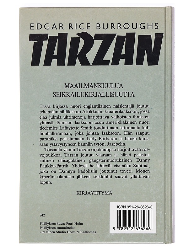 Urhea Tarzan - Burroughs, Edgar Rice - Nuorten kirjat - 10105361693 - 1