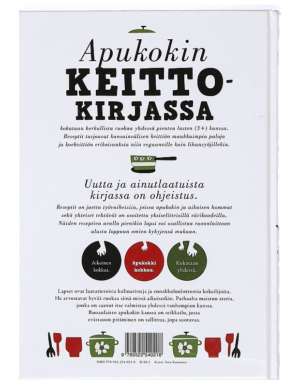 Apukokin keittokirja - Järvinen, Miikka - Ruokakirjat - 10105361822 - 1