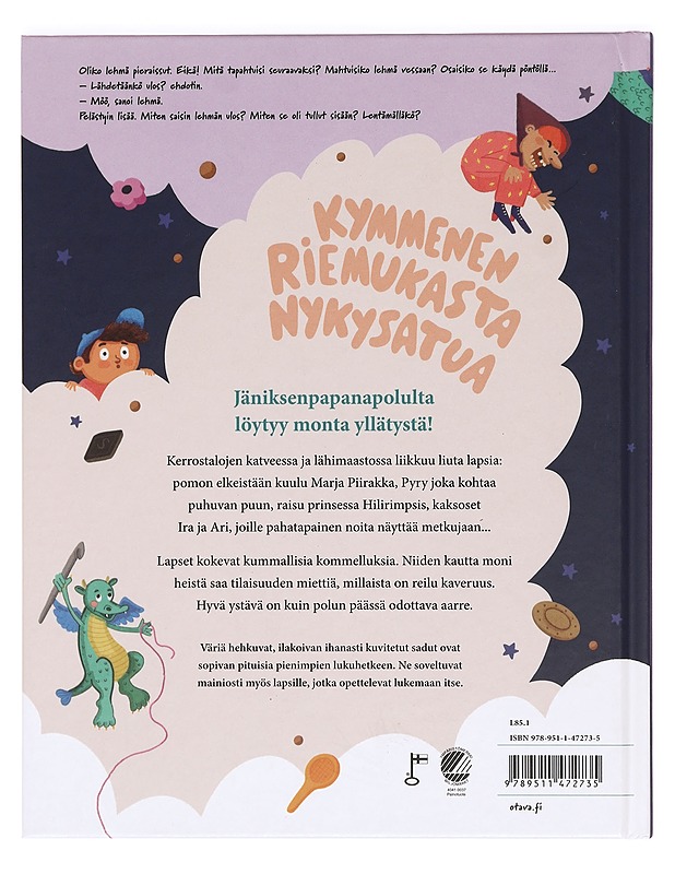 Jäniksenpapanapolku : iloisia satuja - Kallioniemi, Tuula - Lastenkirjat - 10105362009 - 1