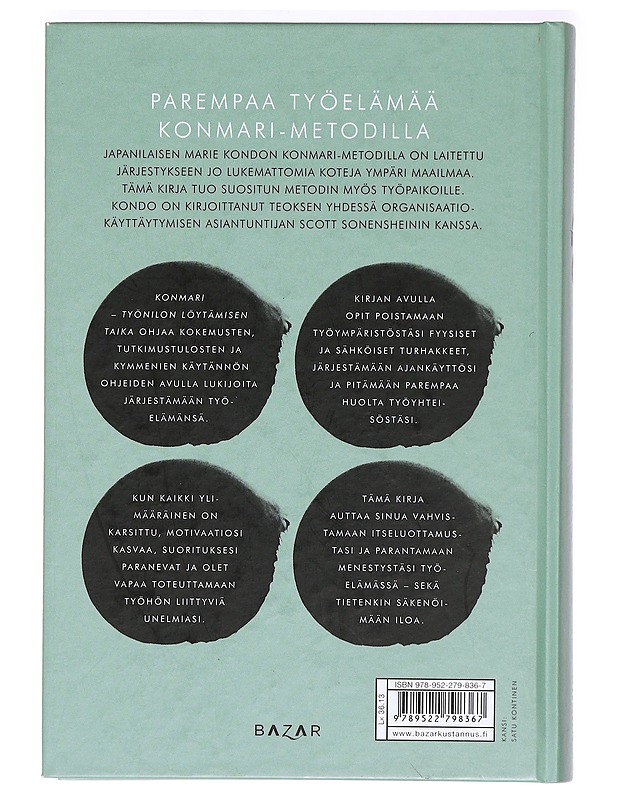 KonMari : työnilon löytämisen taika - Kondo, Marie - Tietokirjat ja oppaat - 10105362214 - 1