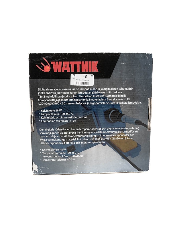 WATTNIK ZD-931 Digitaalinen juotosasema - Muu elektroniikka - 10105362213 - 1
