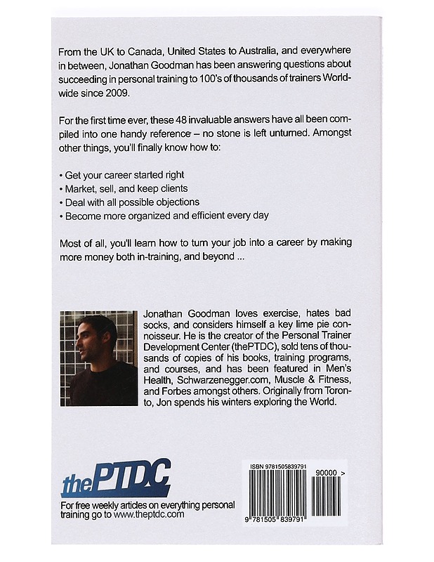 Personal trainer pocket book: A handy reference for all your daily questions - Jonathan Goodman - Tietokirjat ja oppaat - 10105362295 - 1