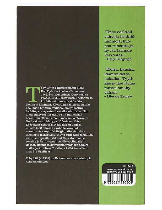 Beatnikit : englantilainen road movie - Litt, Toby - Romaanit ja novellit - 10105362305 - 1