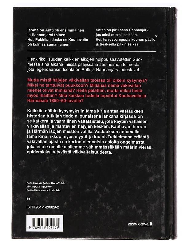 Härmän häjyt ja Kauhavan herra - Ylikangas, Heikki - Historiakirjat - 10105362494 - 1