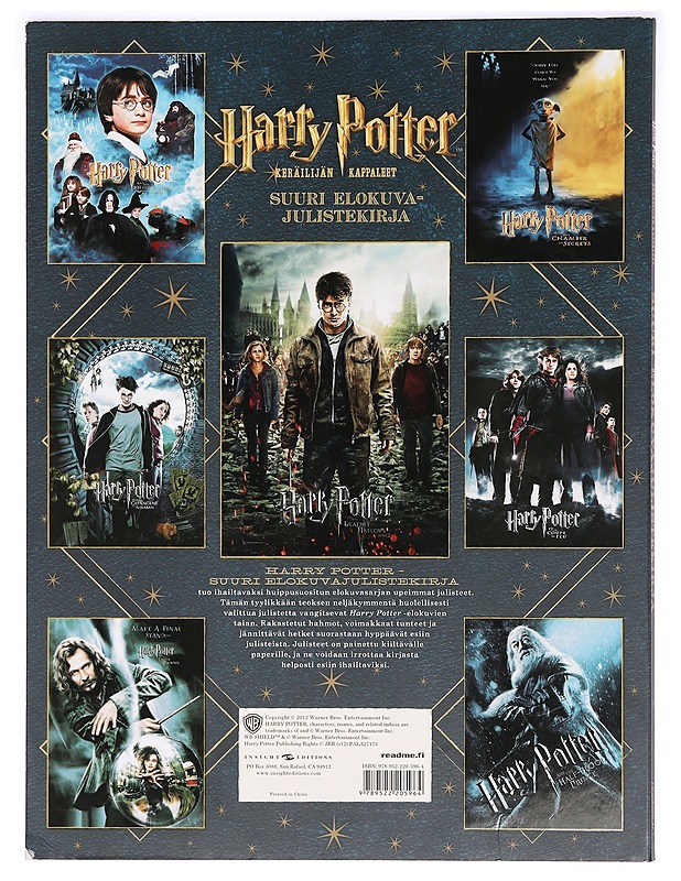 Harry Potter : suuri elokuvajulistekirja : keräilijän kappaleet - Readme.fi - Musiikki- ja elokuvakirjat - 10105362637 - 1