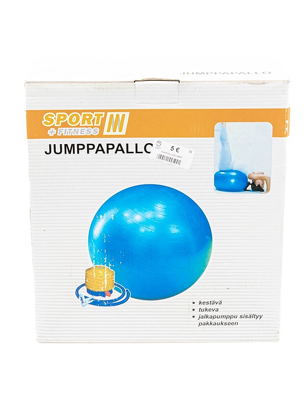 SPRORT + FITNESS jumppapallo, 65 cm - Muut urheiluvälineet ja vapaa-aika - 10105362724 - 0