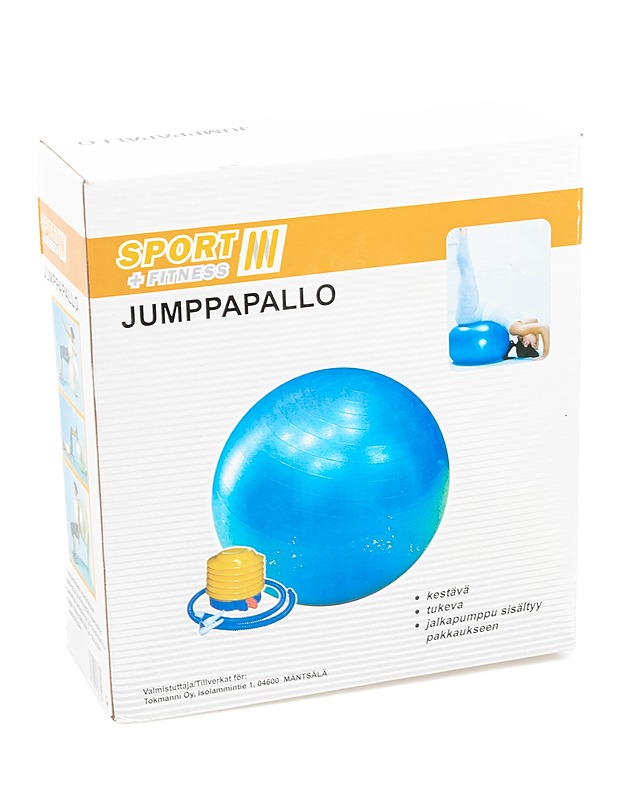 SPRORT + FITNESS jumppapallo, 65 cm - Muut urheiluvälineet ja vapaa-aika - 10105362724 - 1