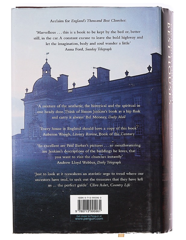 England's Thousand Best Houses - Simon Jenkins - Tietokirjat ja oppaat - 10105362776 - 1