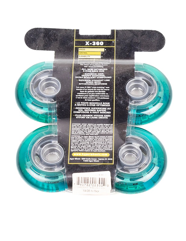 HYP X-360 rullaluistimen renkaat, 4 kpl - Muut urheiluvälineet ja vapaa-aika - 10105362791 - 1