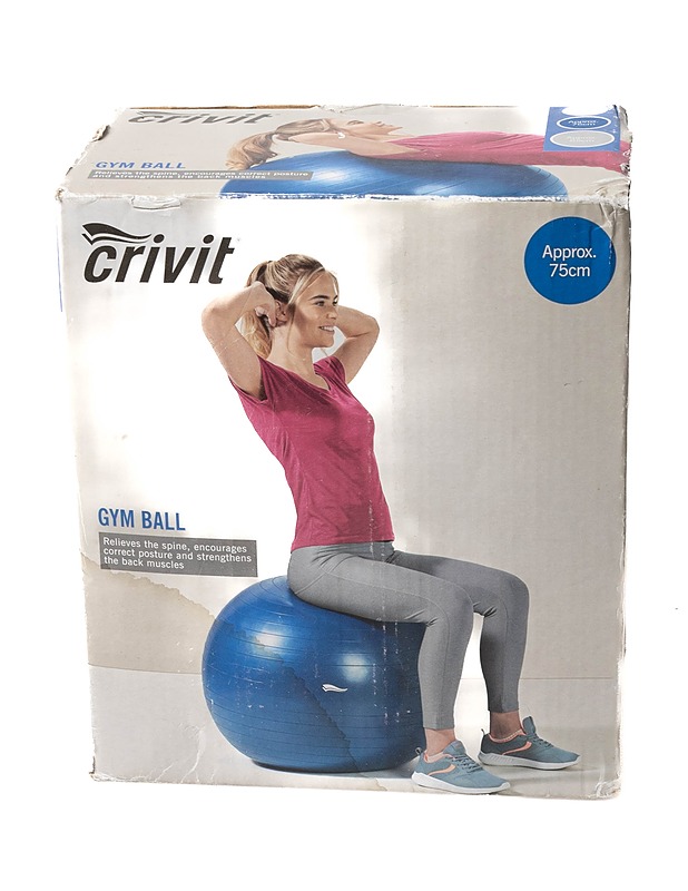 CRIVIT jumppapallo, 75 cm - Muut urheiluvälineet ja vapaa-aika - 10105362906 - 0