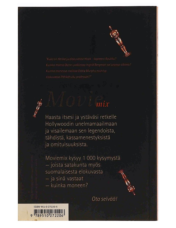 Movie mix : 1000 kysymystä elokuvasta - Heikki Kokko - Musiikki- ja elokuvakirjat - 10105363047 - 1